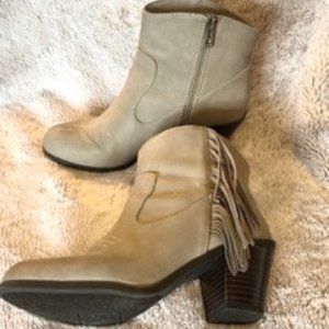 Sam & Libby Watson Fringe Women's Ankle Booties